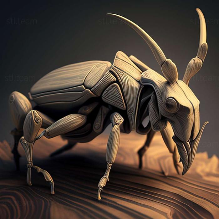 3D модель Lucanus tetraodon (STL)